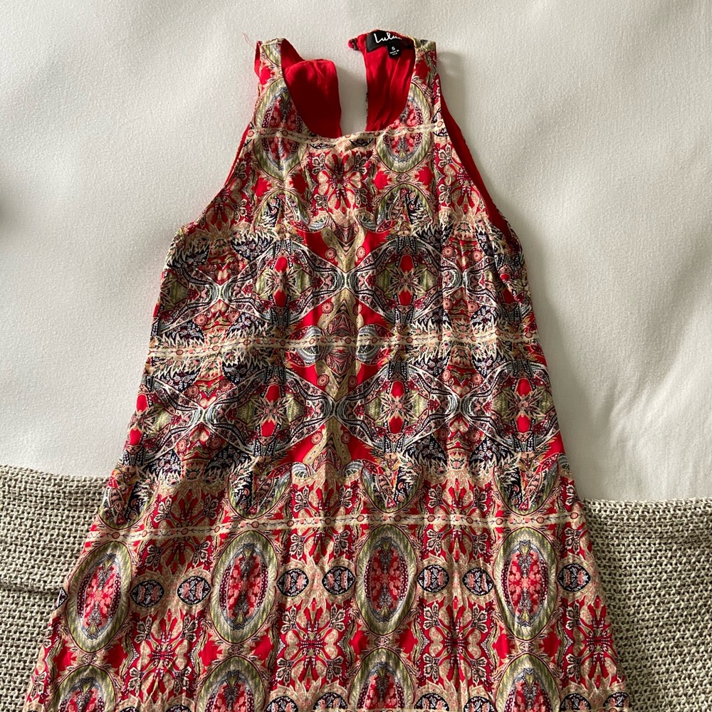 Patterned Skater dress